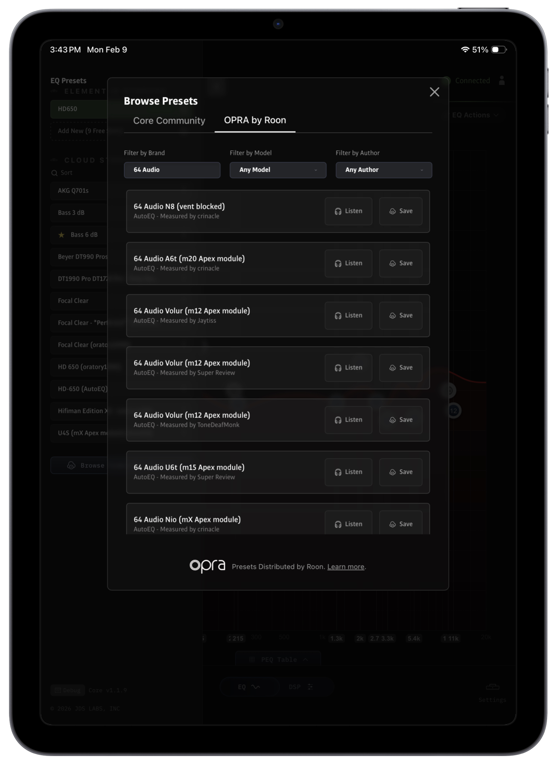 Element IV Firmware v1.7.4 – Core for iOS! – JDS Labs Blog